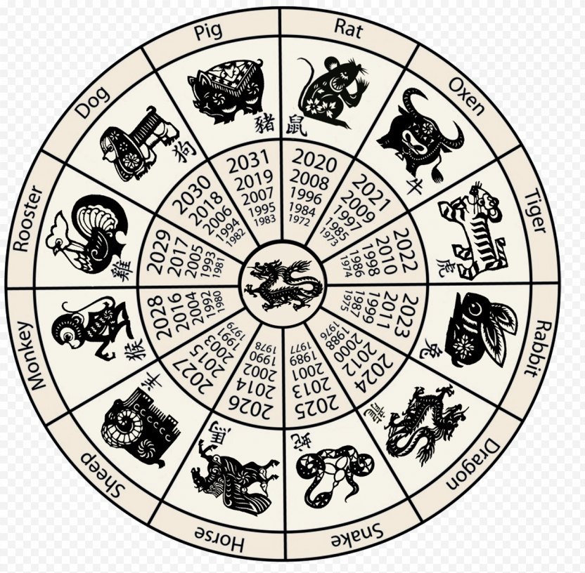 Chinese Zodiac Calendar New Year - Pig PNG