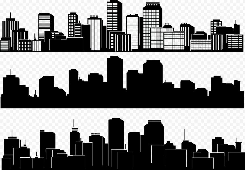 City Silhouette Skyline Building - Architecture PNG