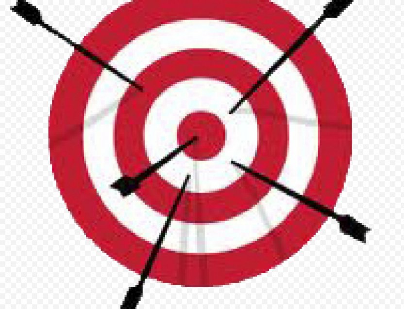 Bullseye Shooting Target Archery Arrow Clip Art Png