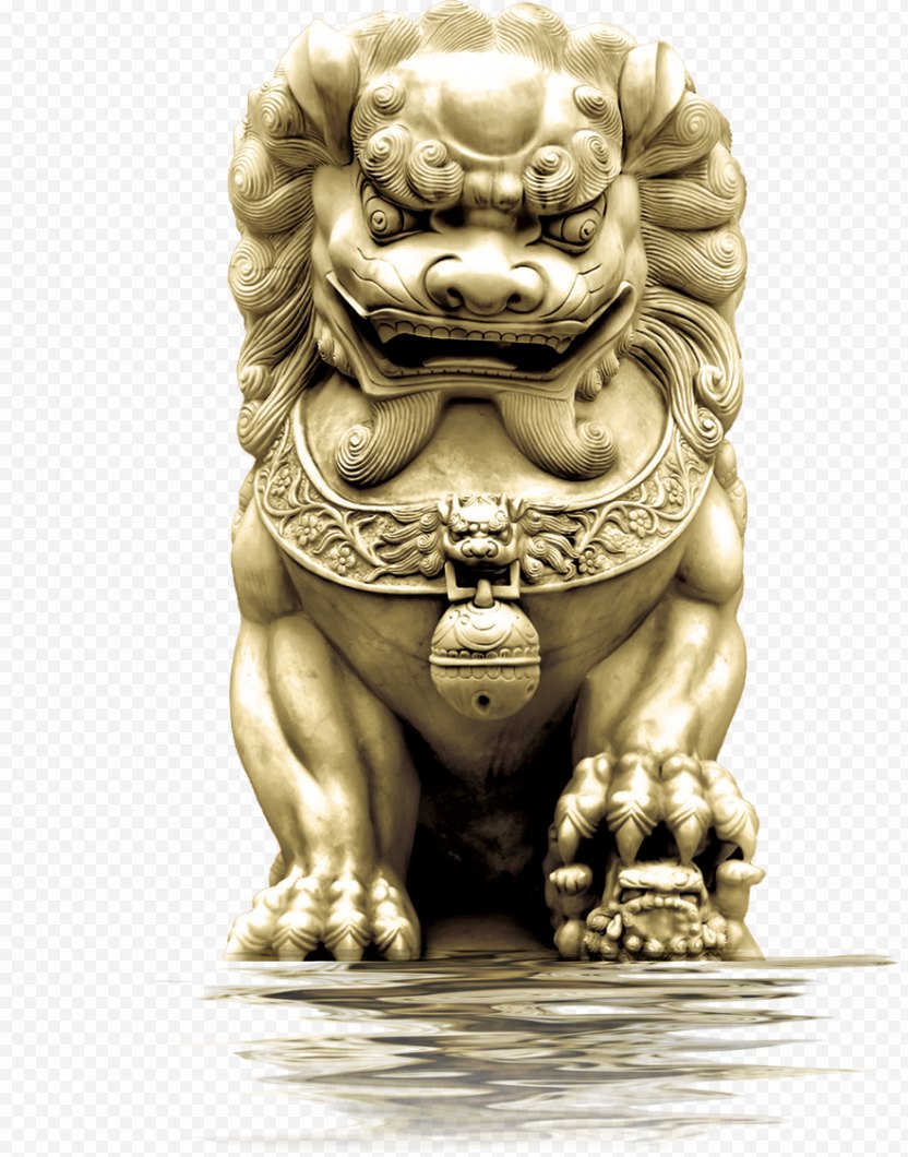 China Chinese Guardian Lions Budaya Tionghoa Statue - Idea PNG