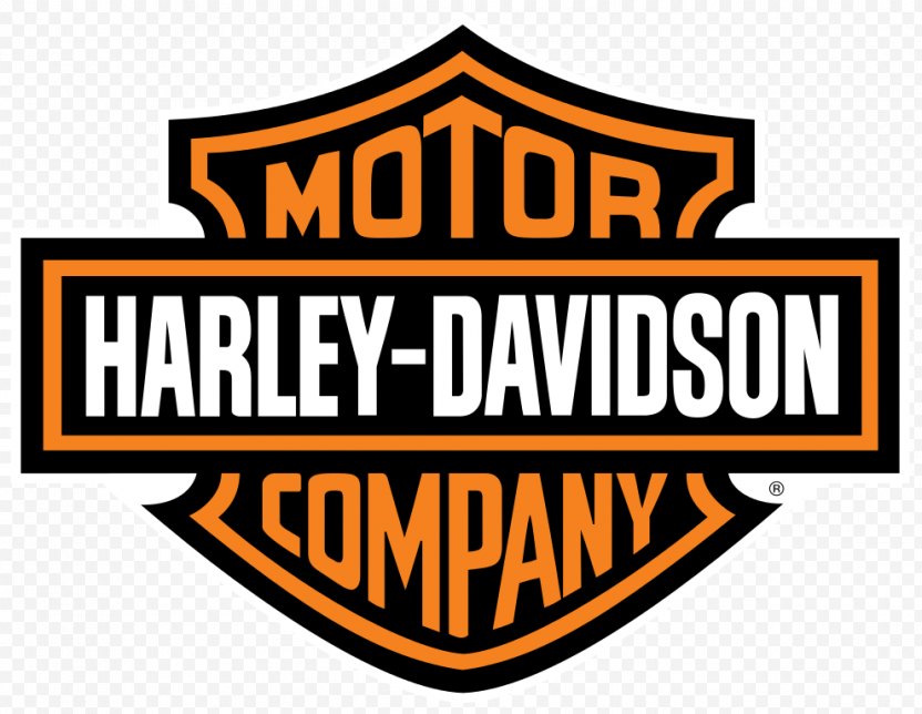 Buddy Stubbs Harley-Davidson Logo Motorcycle - Orange PNG