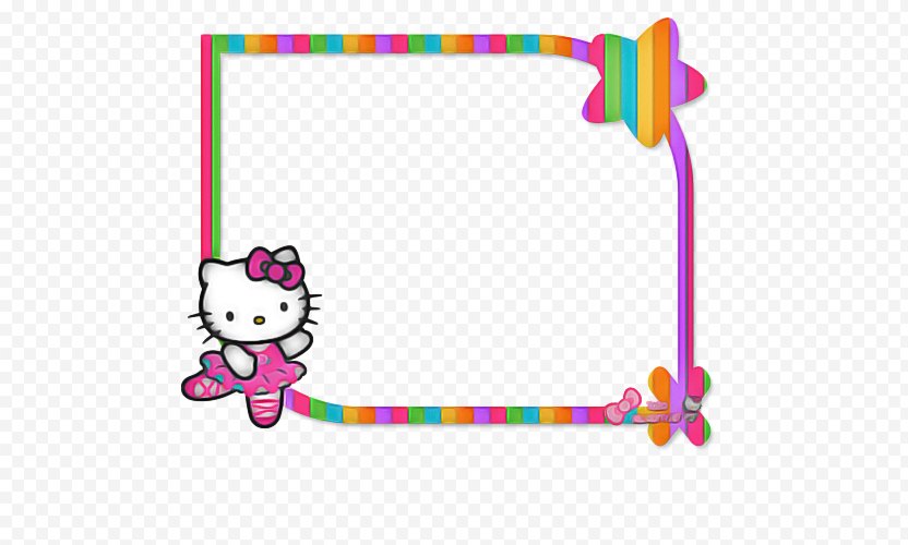 Hello Kitty Pink Picture Frames Png