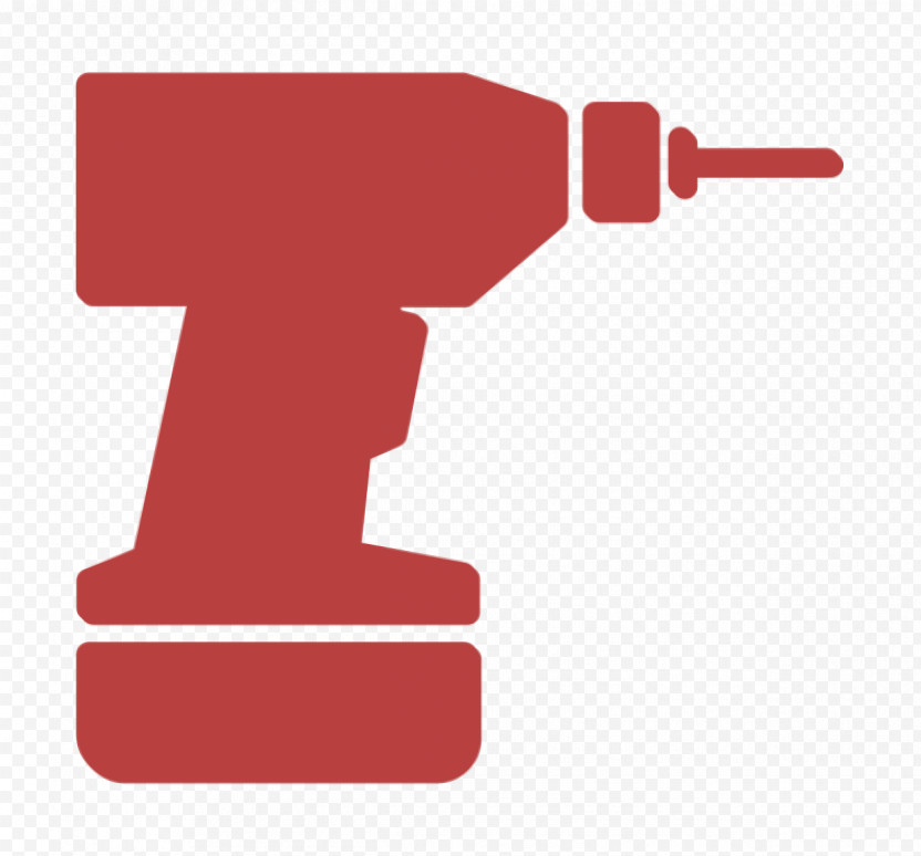 Tools And Utensils Icon Drill Icon Do It Yourself Filled Icon PNG