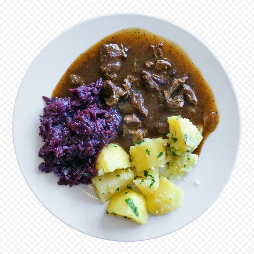 Daube Sauerbraten Game Meat Vegetarian Cuisine Gravy PNG