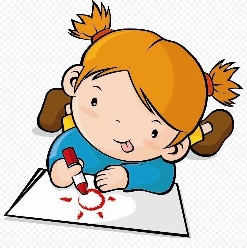 Childrens Drawing Clip Art - Silhouette PNG