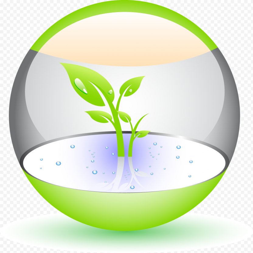 Bulb On - Green PNG