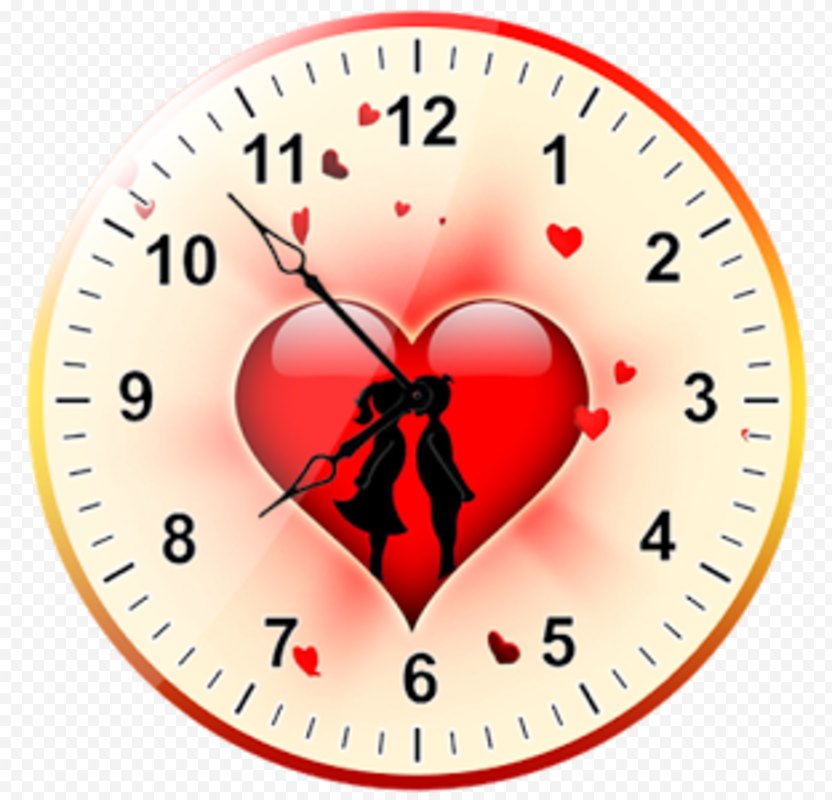 Clock Time Link Free Love Alarm Clocks - Valentine S Day PNG