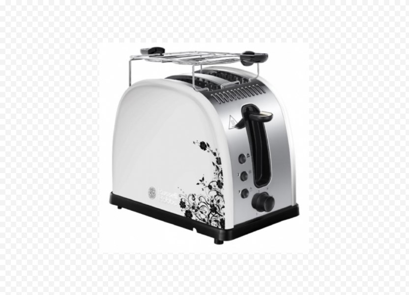Russell Toaster Heavenly Blue 2 Disc Brödrost Floral Skivo Kettle PNG