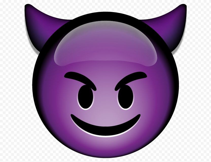 Emoji Devil Emoticon Purple Innovation Smile - Snout PNG