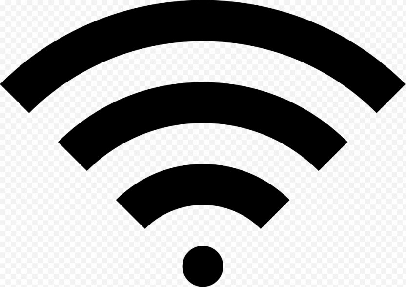 Wi-Fi Clip Art - Black And White PNG