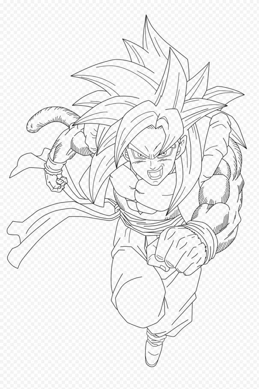 Goku Gogeta Vegeta Baby Gotenks Drawing Png