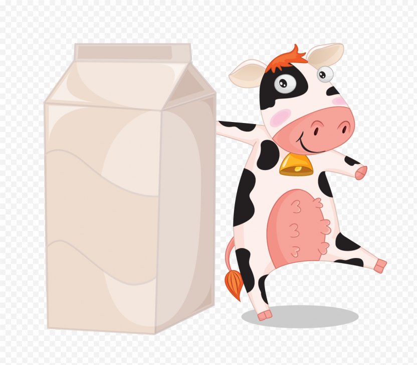 Milk Dairy Cattle Carton PNG