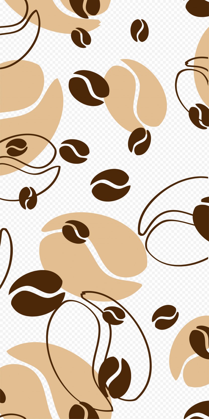 Coffee Paper Partition Wall Adhesive Wallpaper - Kitchen PNG