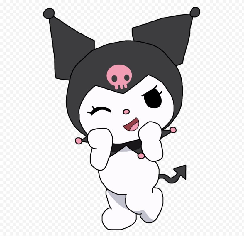 Hello Kitty My Melody Kuromi Art Drawing - Frame PNG