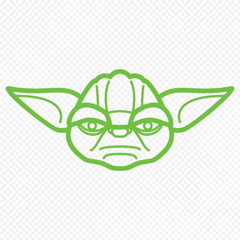 Yoda Obi Wan Kenobi Drawing Clip Art Coloring Book Png