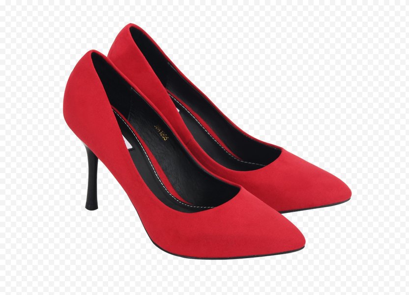 High-heeled Shoe Footwear Duffy Red - PNG