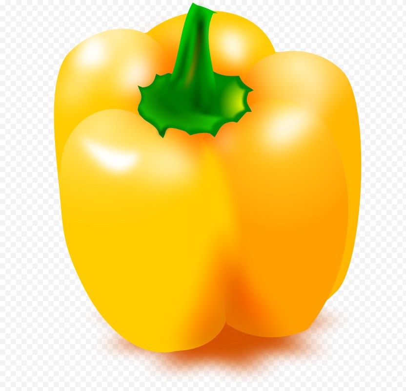 Bell Pepper Yellow Chili Clip Art - Peppers And PNG