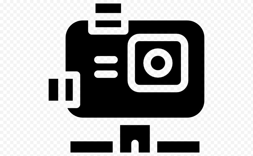 Logo Gopro Electronics Black And White Png