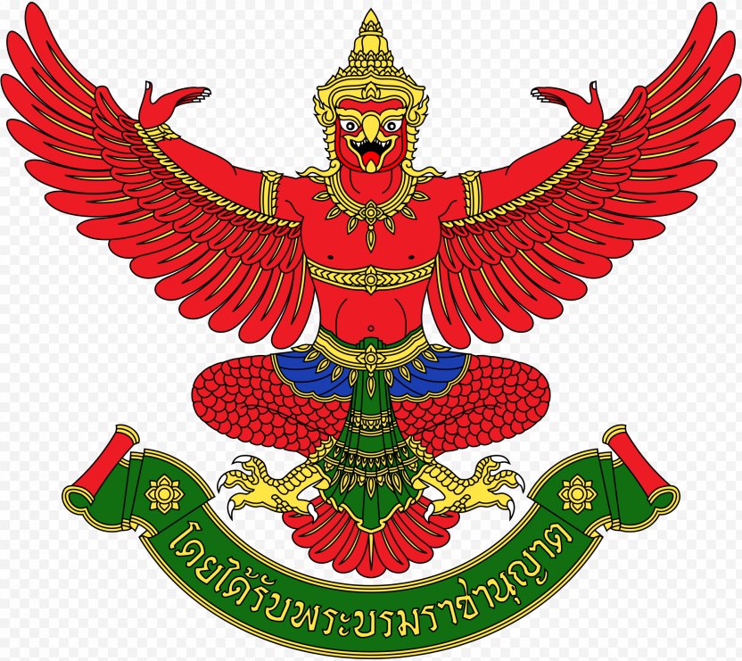 Emblem Of Thailand Garuda Symbol Flag PNG