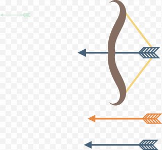 Medieval Vector Bow And Arrow Png