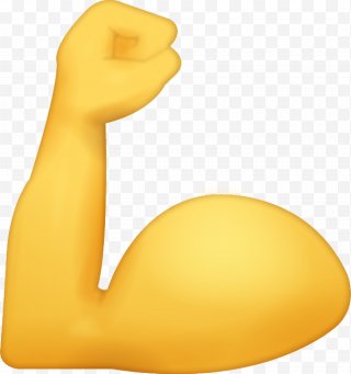 Muscle Arm Emoji PNG