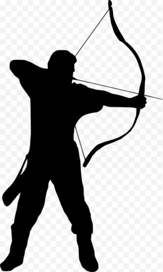 Shooting Target Arrow Archery Clip Art Black And White Png