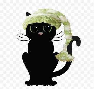 Whiskers Cat Illustration Clip Art Character - American Wirehair PNG