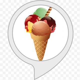 Ice Cream Cone Neapolitan Sundae Float Png