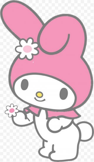 My Melody Hello Kitty Sanrio Pink - Picture Frame PNG